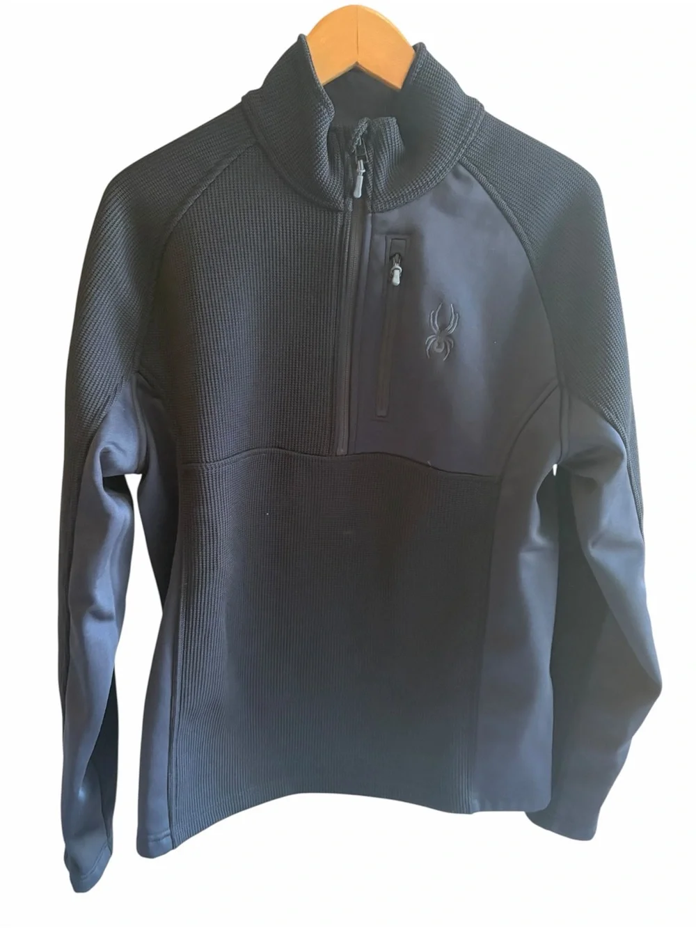 Spyder Men's Half Zip Sweater Gait Knit Pullover Jacket